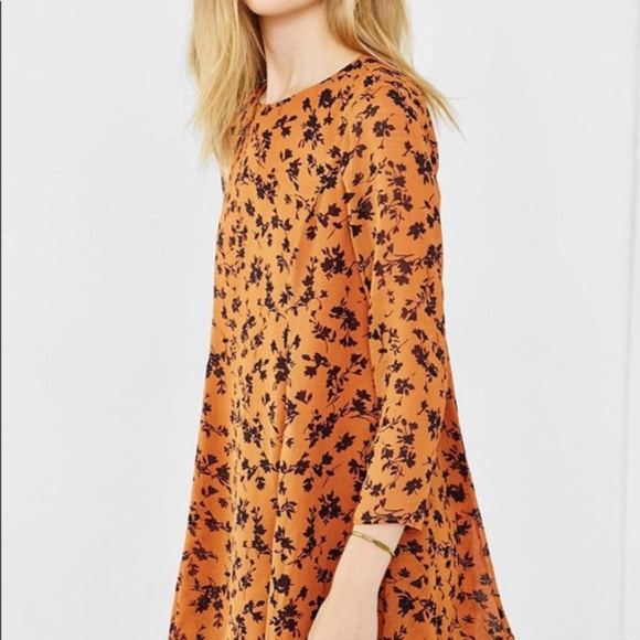 !!SOLD!! Burnt Orange Urban Outfitters Dress - Picture 3 of 7